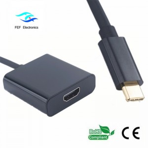 Cineál USB c to HDMI tiontaire miotail cás cáis Cód: FEF-USBIC-006